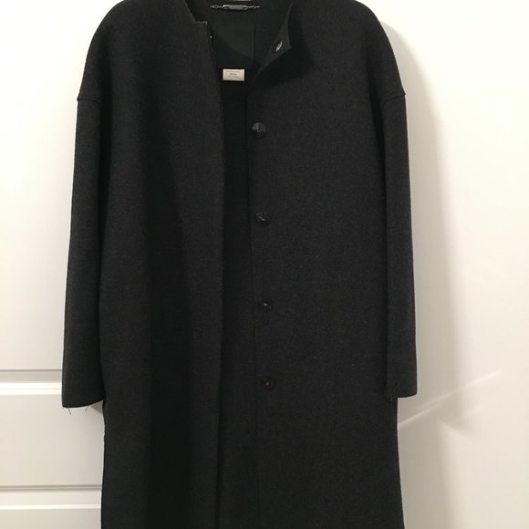 Les Copains BVM Spa designer 100% Virgin Wool Coat size 38 - Picture 2 of 16